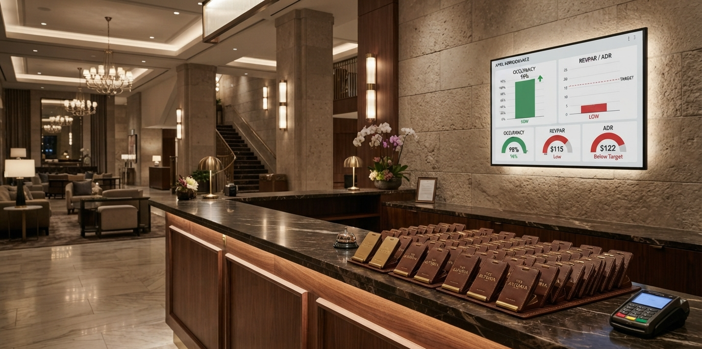 hotel occupancy and revenue analysis dashboard